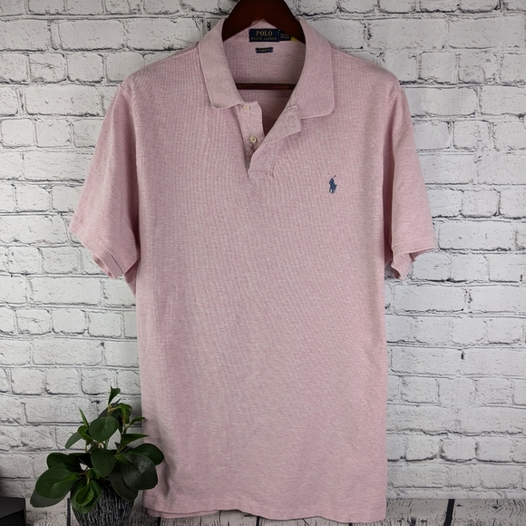 Polo Ralph Lauren Pink XXL shirt sleeve shirt, classic fit - Picture 1 of 10